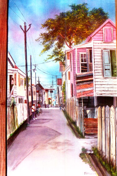 Terryl Godoy Painting - South Street